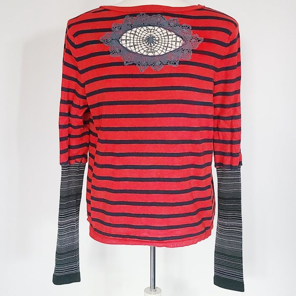 Refashioned Reversible Top (M/L) - Picture 2 of 11